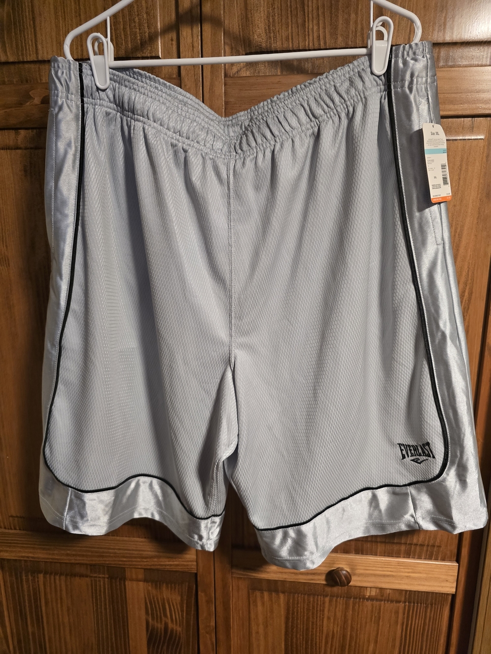 Everlast Men’s Athletic Shorts — Light Gray Performance
